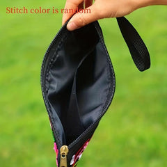 Vintage Embroidered Long Wallet Clutch Coin Purse