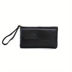 RFID Blocking PU Leather Credit Card Clutch Travel Purse