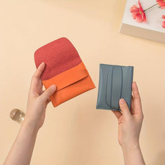 Ultra thin Card Holder & PU Leather Coin Purse