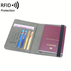 RFID Anti theft Passport Holder Functional Document Folder