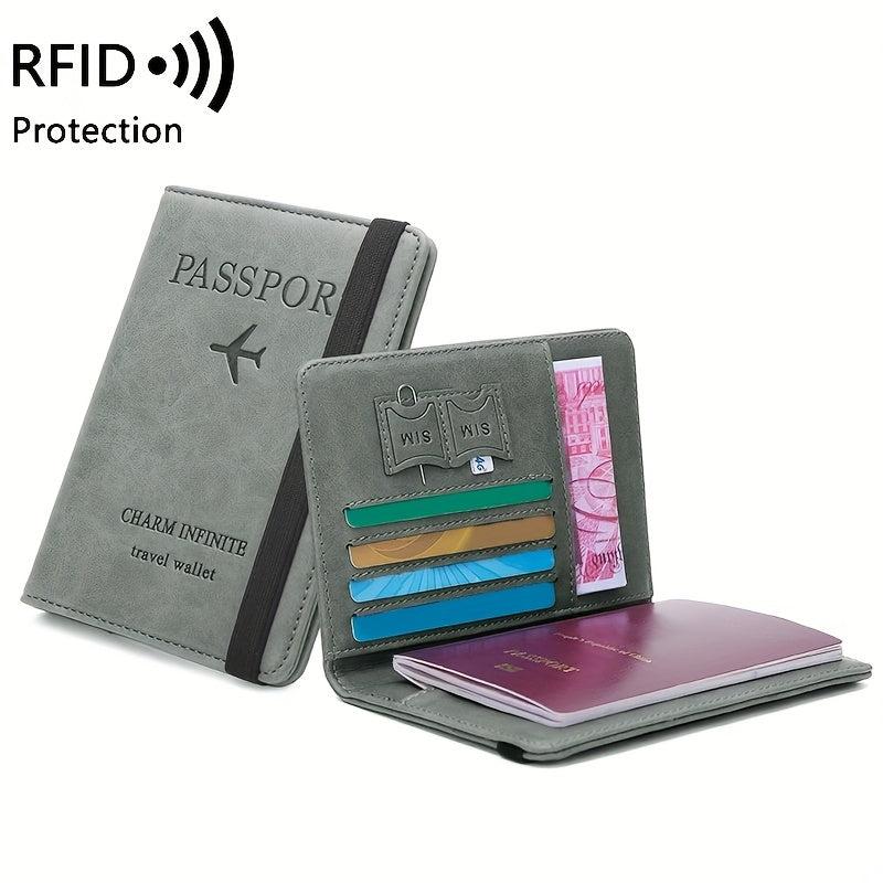 RFID Anti theft Passport Holder Functional Document Folder