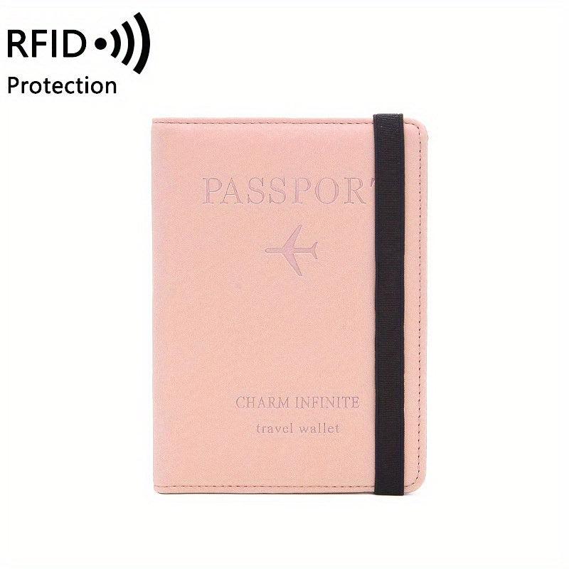 RFID Anti theft Passport Holder Functional Document Folder