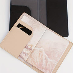 Map Pattern Travel Passport Holder 2pcs Set for Couples