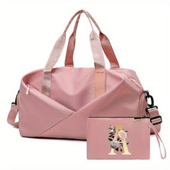 Portable Lightweight Sports Handbag with Clutch Pouch