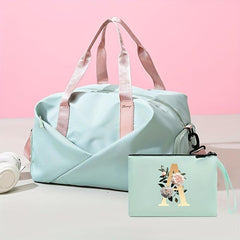 Portable Lightweight Sports Handbag with Clutch Pouch