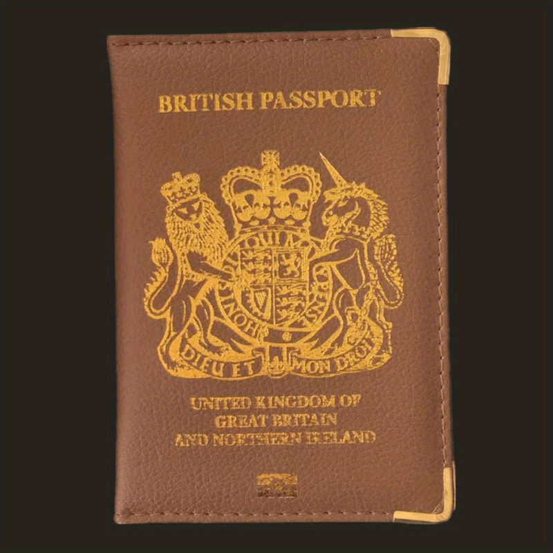 PU Leather Britain Passport Holder Passport Protector Travel Accessories