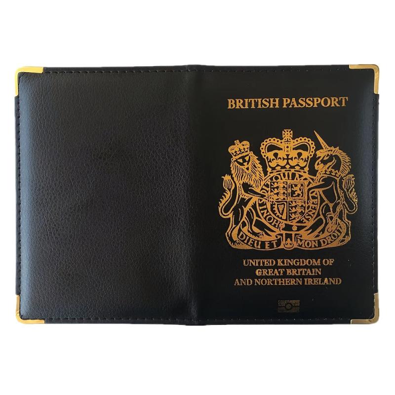 PU Leather Britain Passport Holder Passport Protector Travel Accessories