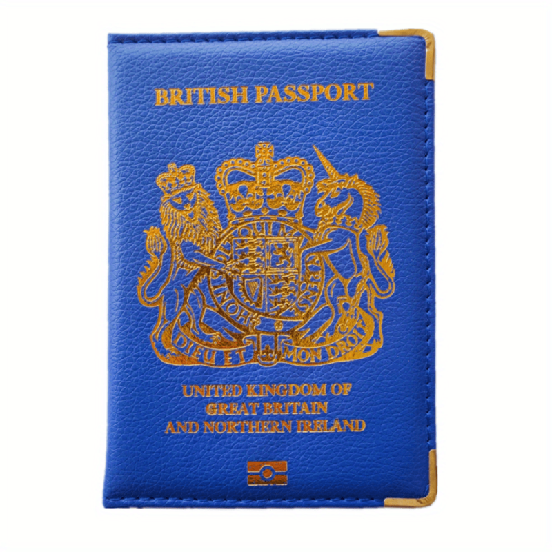 PU Leather Britain Passport Holder Passport Protector Travel Accessories