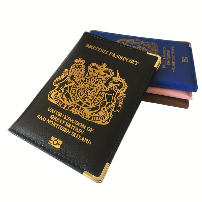 PU Leather Britain Passport Holder Passport Protector Travel Accessories