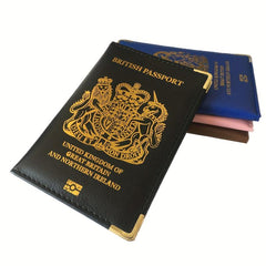PU Leather Britain Passport Holder Passport Protector Travel Accessories