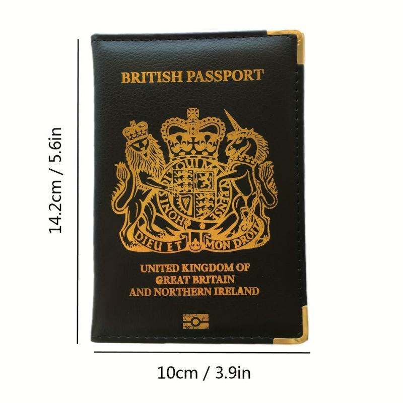 PU Leather Britain Passport Holder Passport Protector Travel Accessories