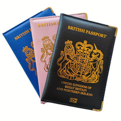 PU Leather Britain Passport Holder Passport Protector Travel Accessories