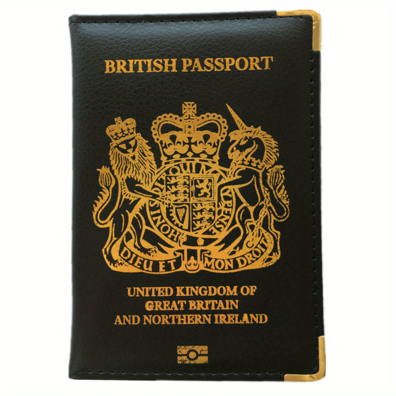 PU Leather Britain Passport Holder Passport Protector Travel Accessories