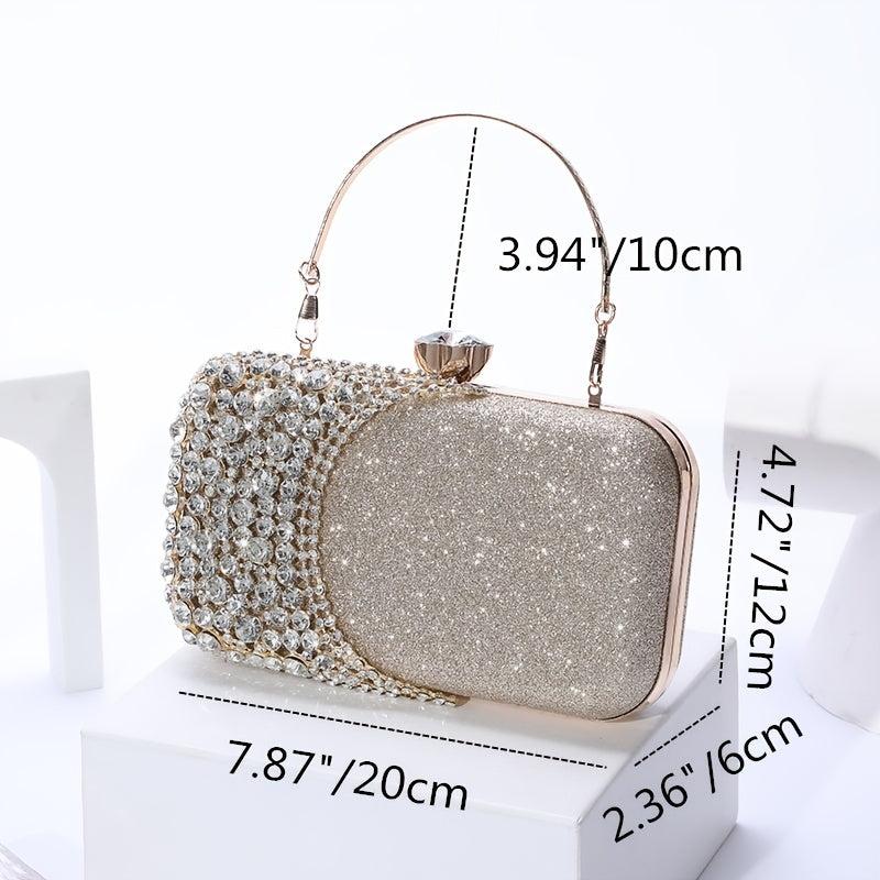 Rhinestone Evening Clutch Bag for Party & Wedding