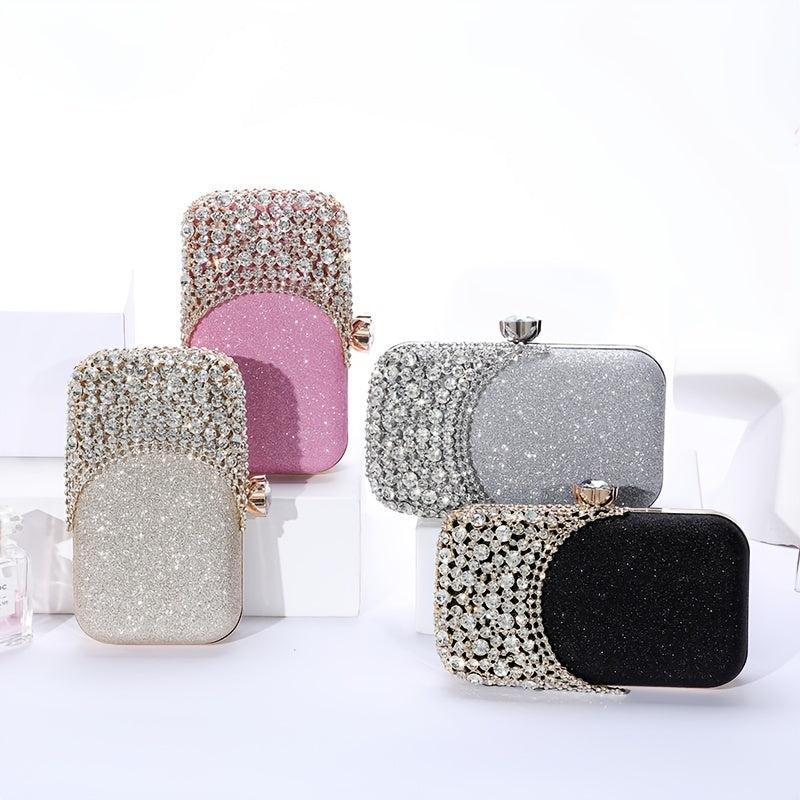 Rhinestone Evening Clutch Bag for Party & Wedding