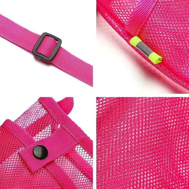Mesh Water Bottle Holder with Adjustable Strap for Sports Gym Hiking
