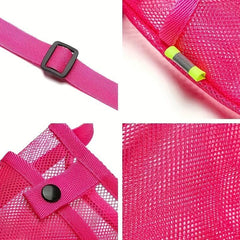 Mesh Water Bottle Holder with Adjustable Strap for Sports Gym Hiking