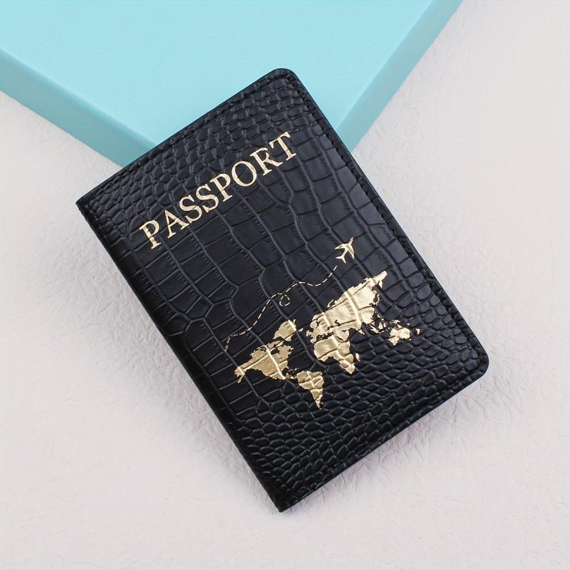 Crocodile Pattern Travel Passport Holder