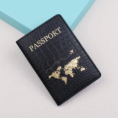 Crocodile Pattern Travel Passport Holder