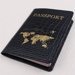 Crocodile Pattern Travel Passport Holder