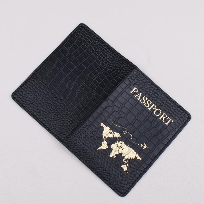 Crocodile Pattern Travel Passport Holder