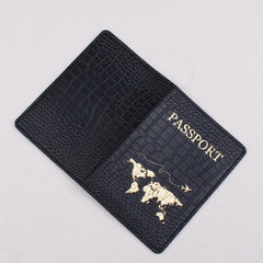 Crocodile Pattern Travel Passport Holder