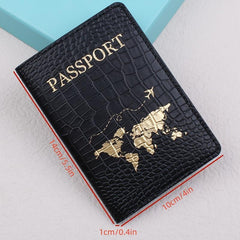 Crocodile Pattern Travel Passport Holder