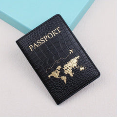 Crocodile Pattern Travel Passport Holder