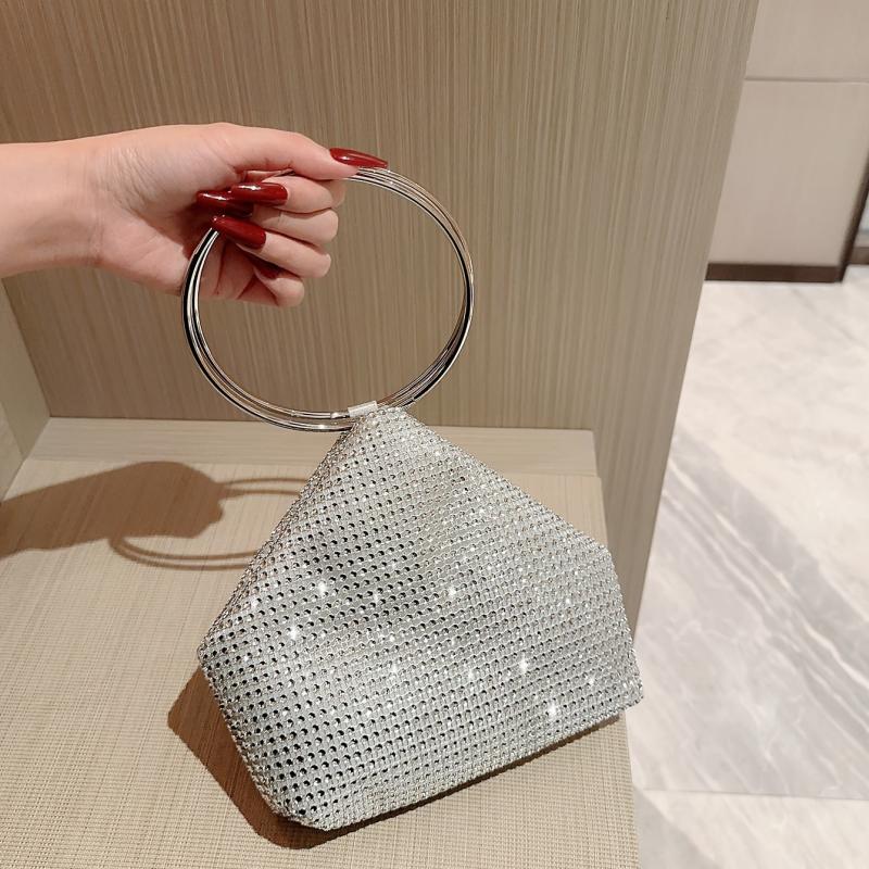 Rhinestone Wedding Purse Evening Handbag Clutch for Party