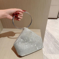 Rhinestone Wedding Purse Evening Handbag Clutch for Party