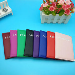 PU Leather Travel Passport Cover Credit Card Case