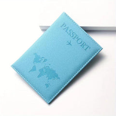 Minimalist PU Leather Travel Passport Holder Ticket Holder