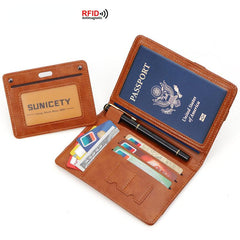 RFID Passport Bag Travel Passport Storage Bag