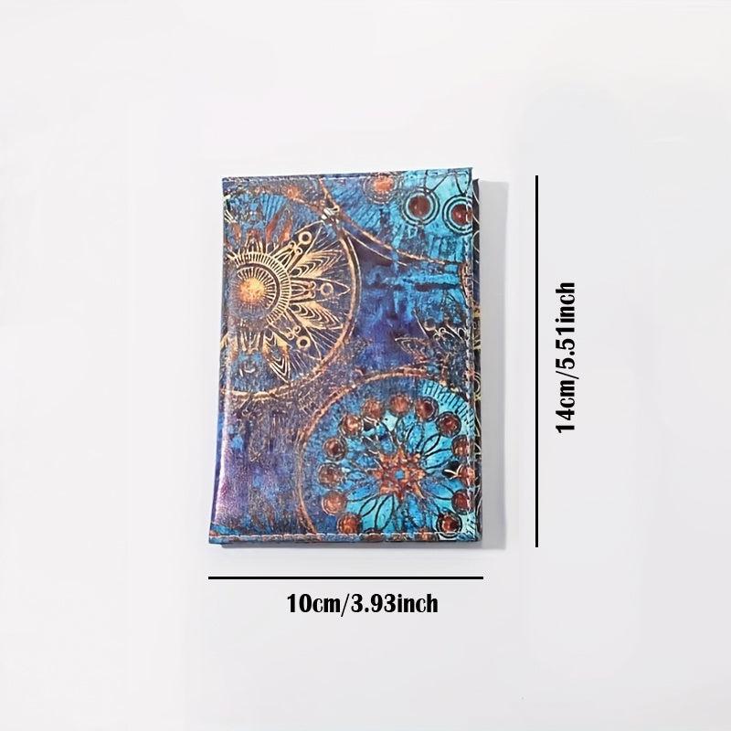 Vintage Pattern Passport Holder Card Holder