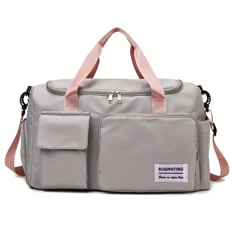 Large Capacity Duffle Bag with Shoe Warehouse, Wet Dry Separation