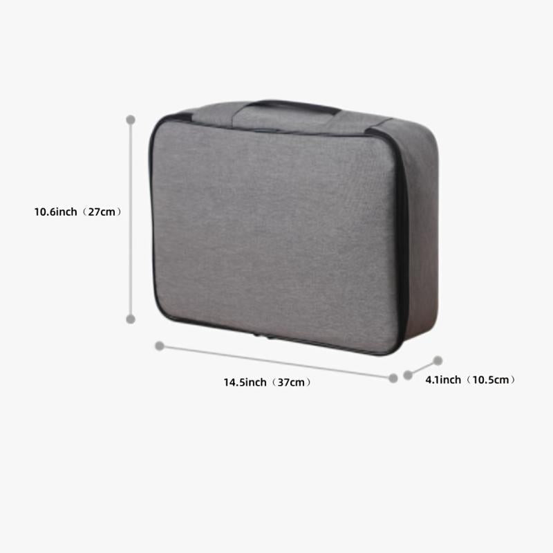 2-Layer Document Storage Bag Passport Card Organizer