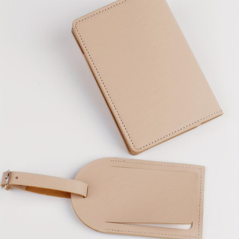Map Pattern Passport Holder & Luggage Tag Set