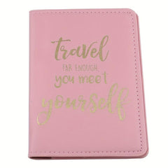 PU Leather Digital Printing Passport Bag