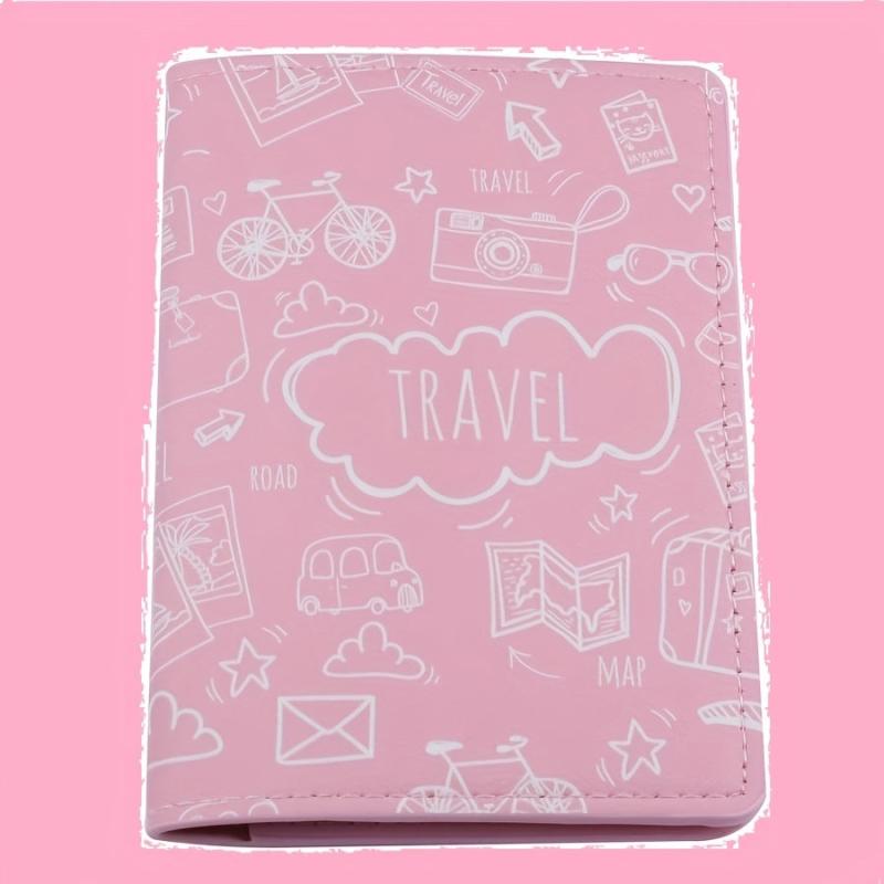 PU Leather Digital Printing Passport Bag