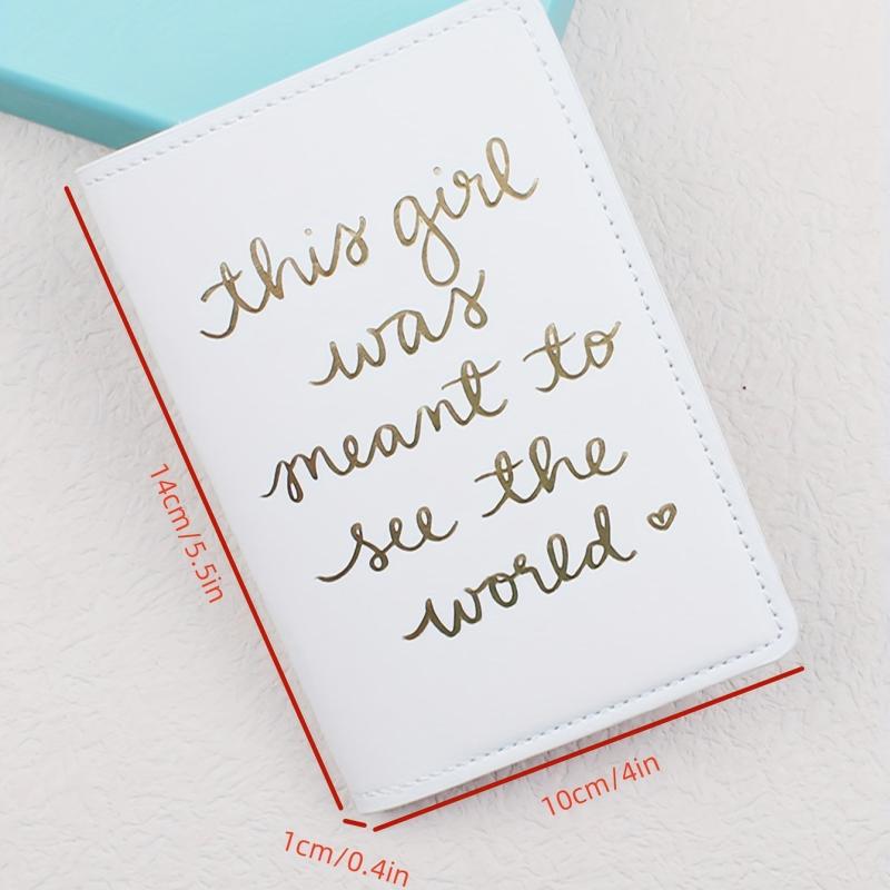 Travel Bronzing Passport Holder for Men and Women