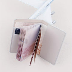 Travel Bronzing Passport Holder for Men and Women