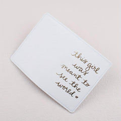 Travel Bronzing Passport Holder for Men and Women
