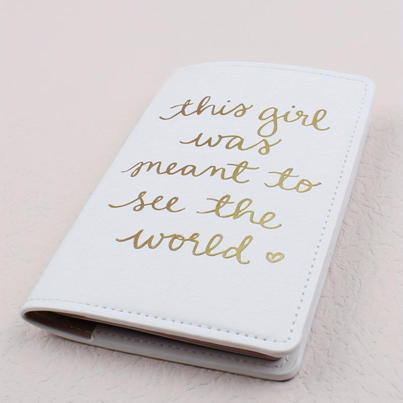 Travel Bronzing Passport Holder for Men and Women