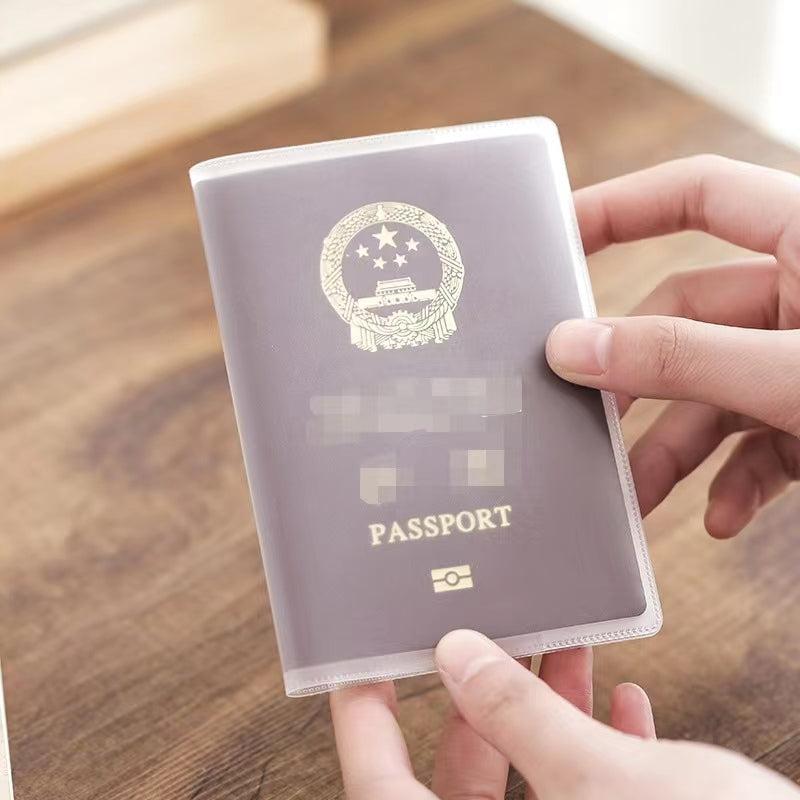 Waterproof Transparent Passport Cover PVC Holder Clear Protector