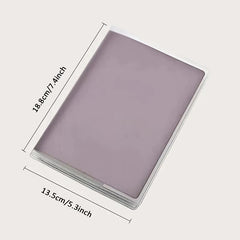 Waterproof Transparent Passport Cover PVC Holder Clear Protector