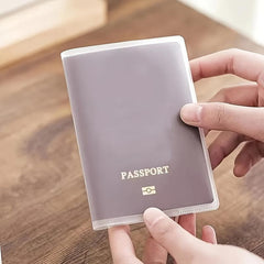 Waterproof Transparent Passport Cover PVC Holder Clear Protector