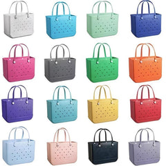 Rubber Beach Bag Lightweight Tote Storage Bag