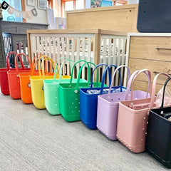 Rubber Beach Bag Lightweight Tote Storage Bag