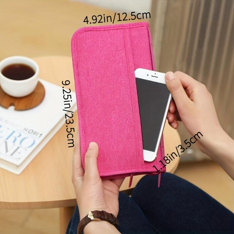 Travel Document Bag for Passport and Tickets Storage