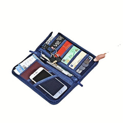 Travel Document Bag for Passport and Tickets Storage